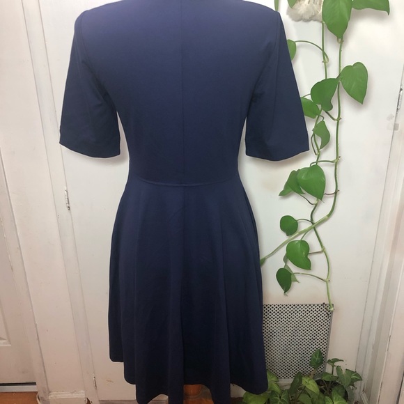 Anthropologie Mauve Dress Large Fit & Flare New pockets - Picture 8 of 13